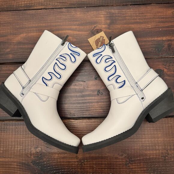 Harley Davidson Women's Korsen Motorcycle Harness Boots - Picture 6 of 10